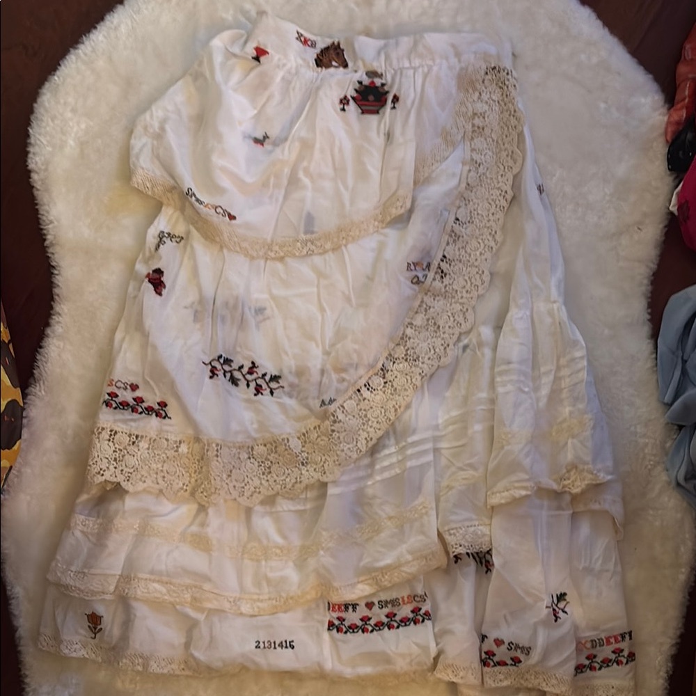 NWT Kimchi Blue Long White Skirt